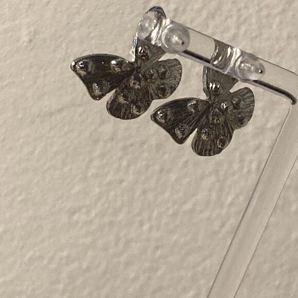 Stud Earrings butterfly bling - Picture 3 of 6